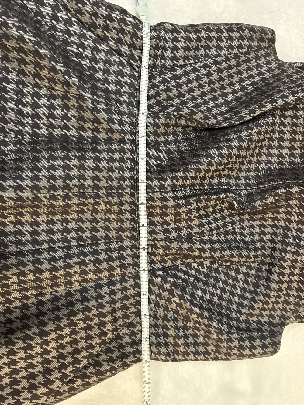 Banana Republic Brown Houndstooth Midi Sheath Dress size 10 - Picture 6 of 12